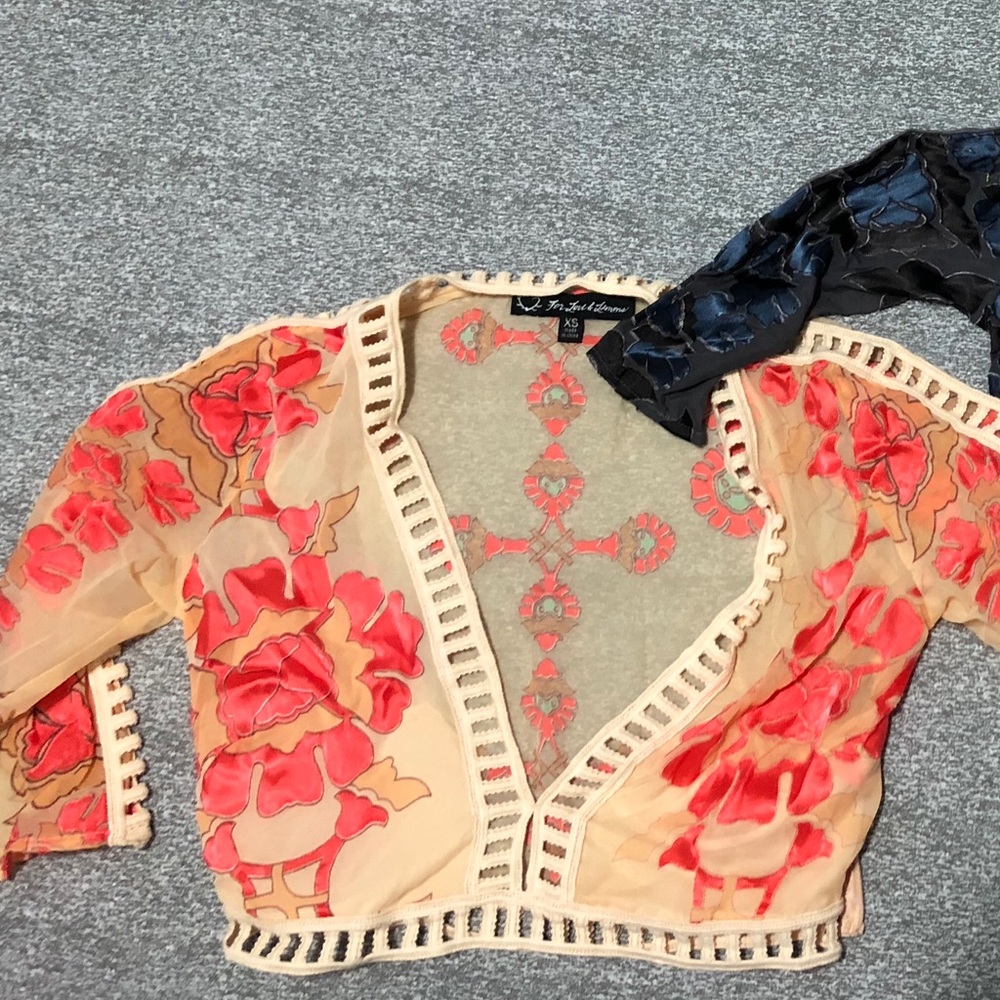 For Love & Lemons - Blouse top lace (XS) NWOT